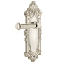 Grande Victorian Long Plate with Georgetown Lever in Polished Nickel