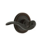 Newport Rosette with Bellagio Lever in Timeless Bronze