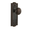 Parthenon Long Plate with Fifth Avenue Knob in Timeless Bronze