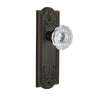 Parthenon Long Plate with Fontainebleau Crystal Knob in Timeless Bronze