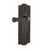 Parthenon Long Plate with Georgetown Lever in Timeless Bronze