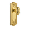 Parthenon Long Plate with Grande Victorian Knob in Lifetime Brass