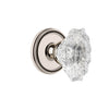 Soleil Rosette with Biarritz Crystal Knob in Polished Nickel