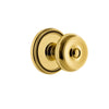 Soleil Rosette with Bouton Knob in Lifetime Brass