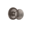 Soleil Rosette with Fifth Avenue Knob in Antique Pewter