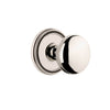 Soleil Rosette with Fifth Avenue Knob in Polished Nickel