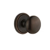 Soleil Rosette with Fifth Avenue Knob in Timeless Bronze