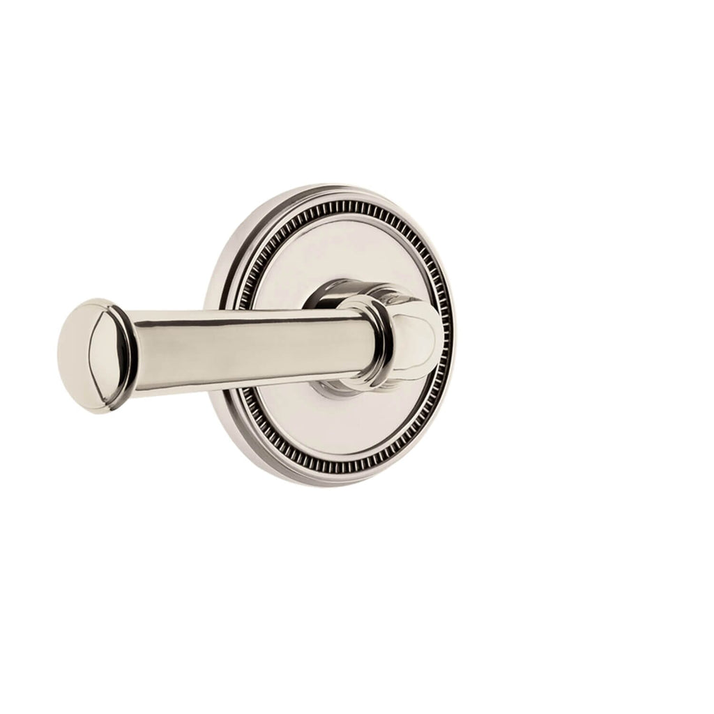 Soleil Rosette with Georgetown Lever in Polished Nickel
