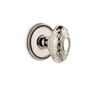 Soleil Rosette with Grande Victorian Knob in Polished Nickel
