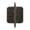 4" Steeple Tip Residential Hinge with 5/8" Radius Corners in Timeless Bronze