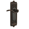 Windsor Long Plate with Bellagio Lever in Timeless Bronze