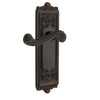 Windsor Long Plate with Newport Lever in Timeless Bronze